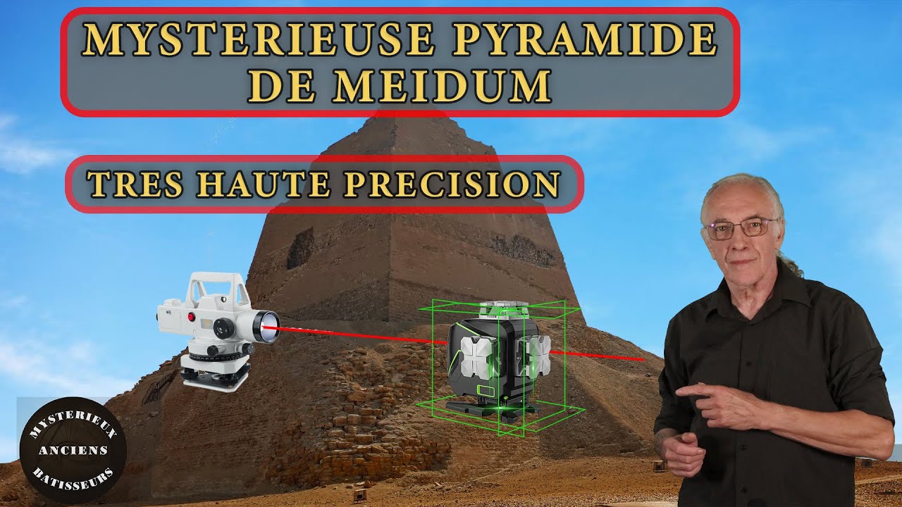 Pyramide de Me&iuml;dum : tr&egrave;s haute pr&eacute;cision