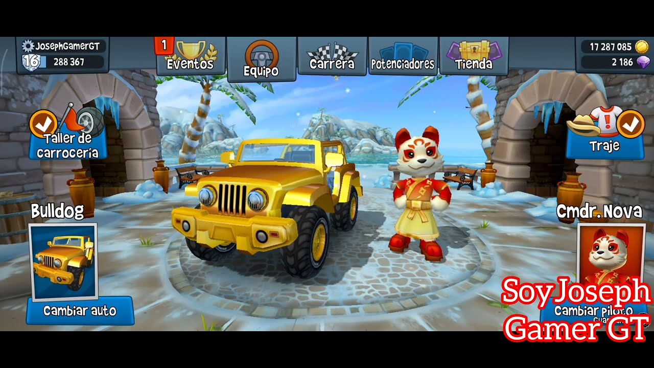 Cómo ganar el evento para las 100 Gemas en Beach Buggy Racing 2 