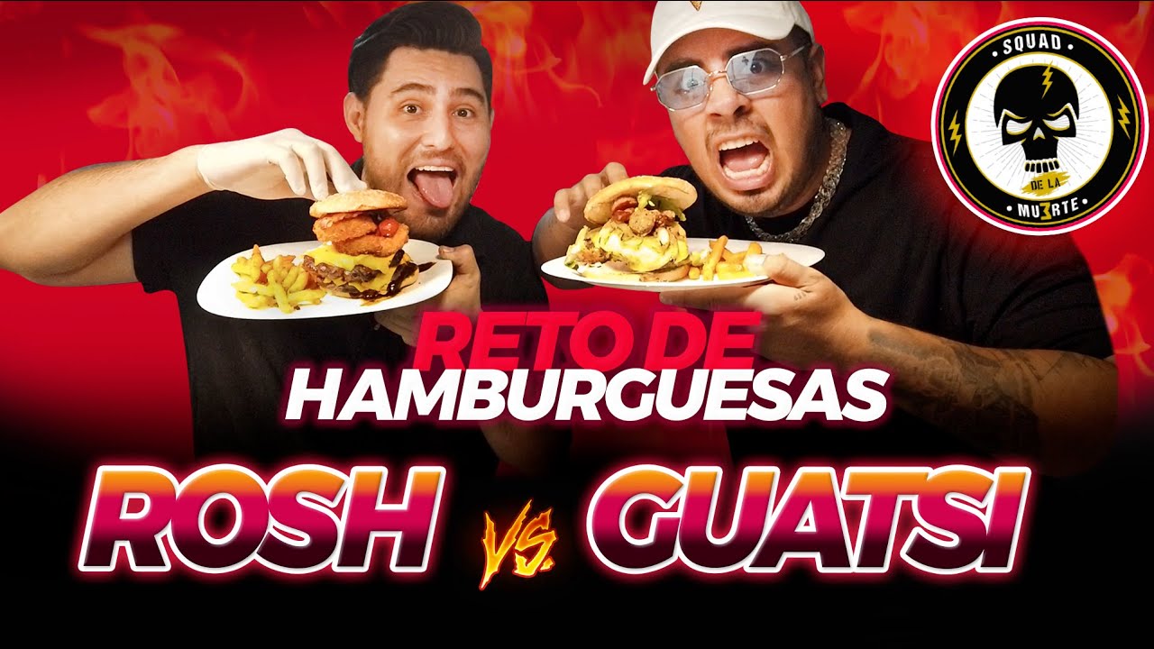&iquest;Qui&eacute;n cocina la MEJOR HAMBURGUESA? 🍔  Rosh VS Guatsi. El que pierda cumple RETO