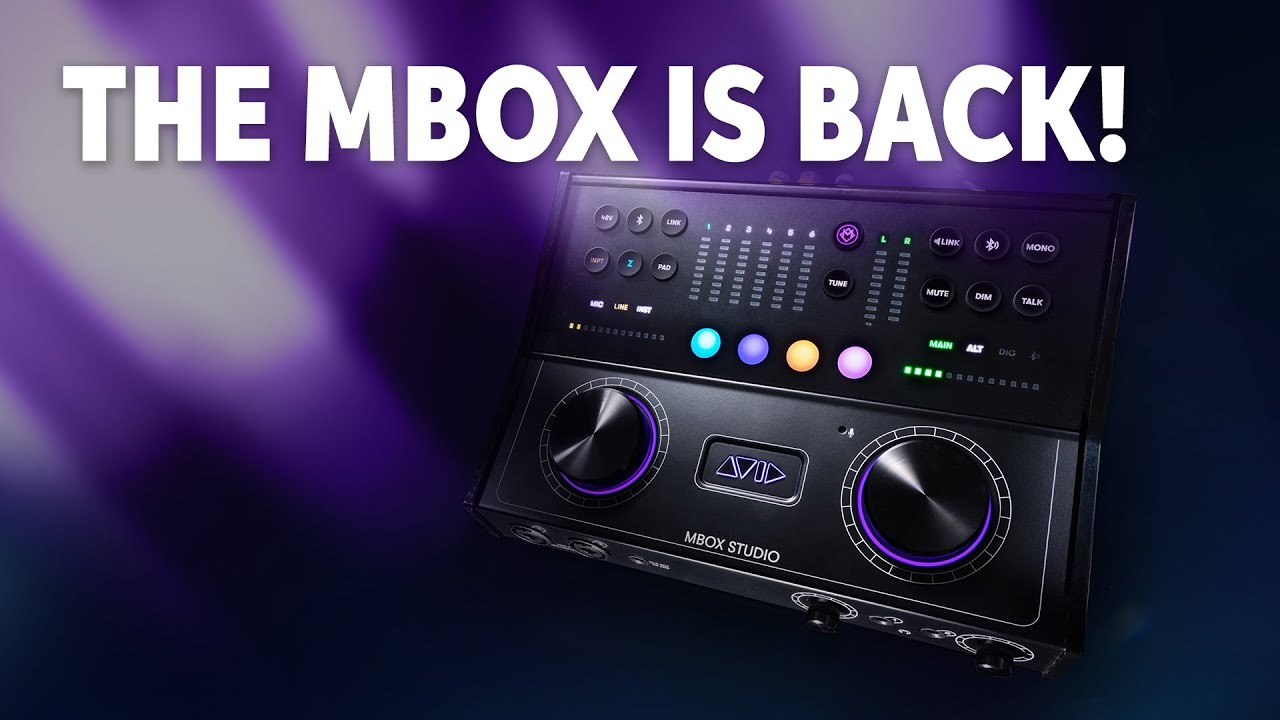 Avid MBOXStudio Audio Interface Demo