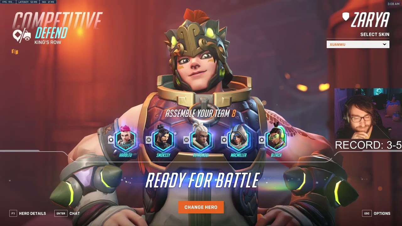 BEST ZARYA IN THE WORLD - HARBLEU! OVERWATCH 2 SEASON 4 TOP 500