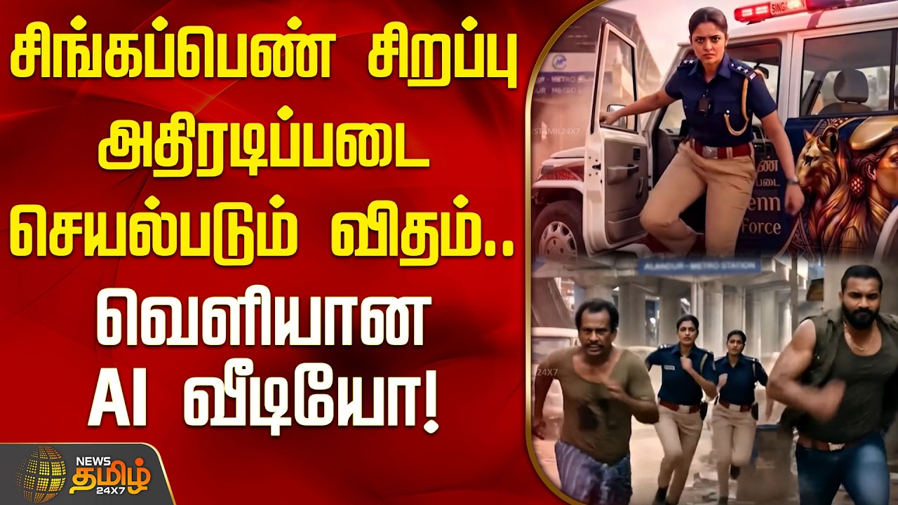சிங்கப்பெண் சிறப்பு அதிரடிப்படை செயல்படும் விதம்.. வெளியான AI வீடியோ! |