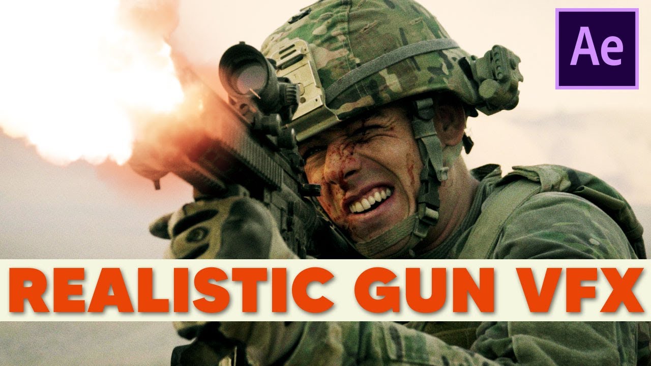 After Effects Tutorial - Realistic Gun Shot Effect!