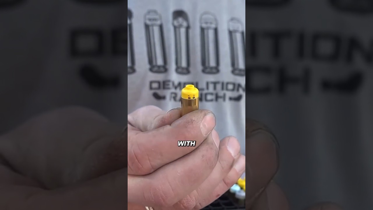 DemolitionRanch: Shooting Lego Bullets!!!  #experiment