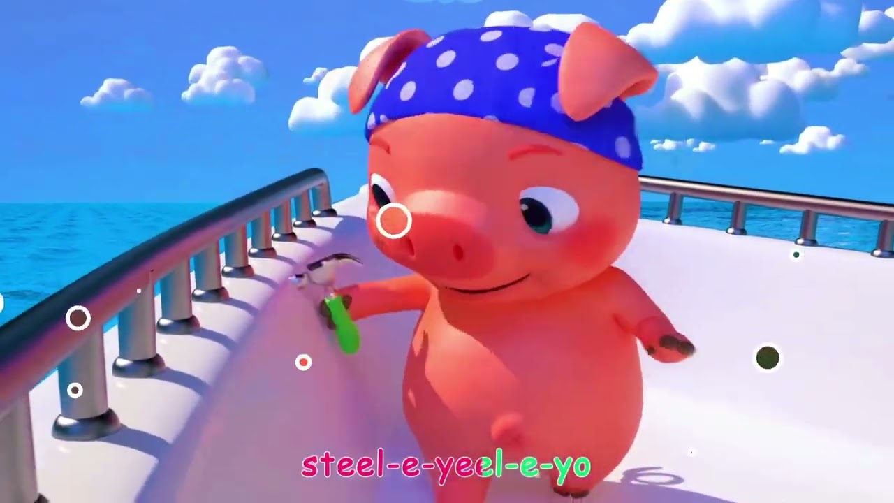 Here Comes Pirate Pig in STEEL SHIP! JOIN the SING FAST Challenge as We Go to an ADVENTURE! 😱🎶