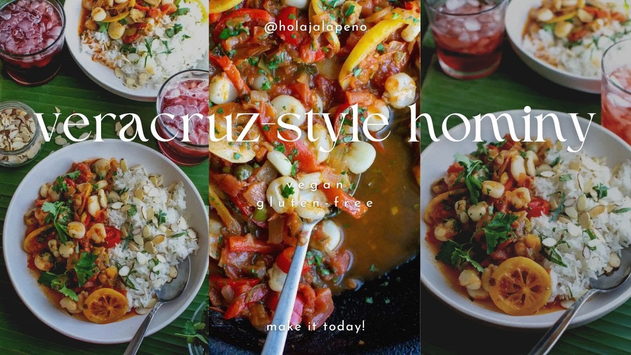 Veracruz-Style Hominy | Delicious Vegan and Gluten-Free Dinner