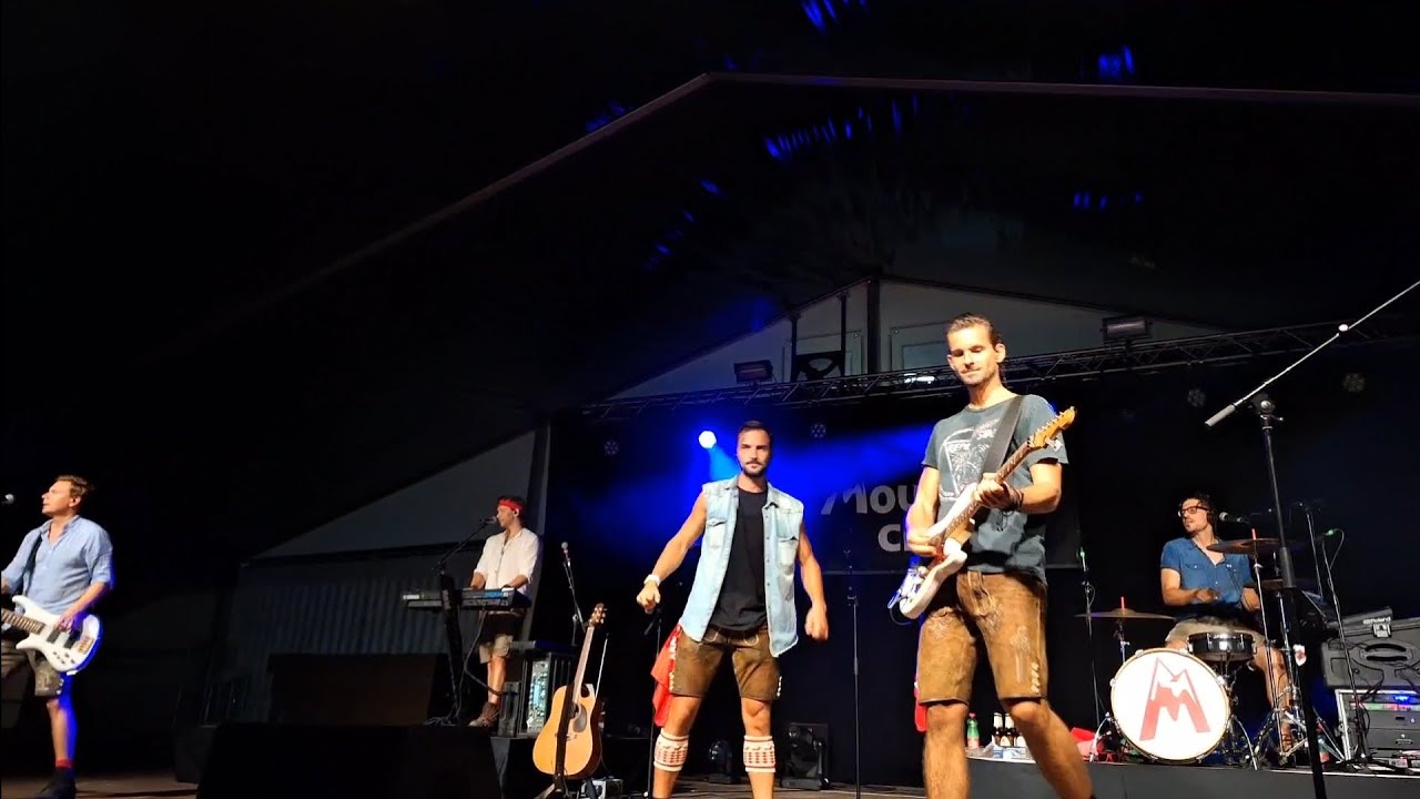 Mountain Crew beim Golser Volksfest im Weinzelt vom Mittwoch, 16.8.2023