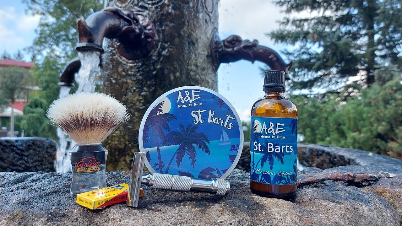 💈💙 Ariana & Evans St. Barts Shaving Soap, Ariana & Evans St. Barts Aftershave Lotion 💙💈