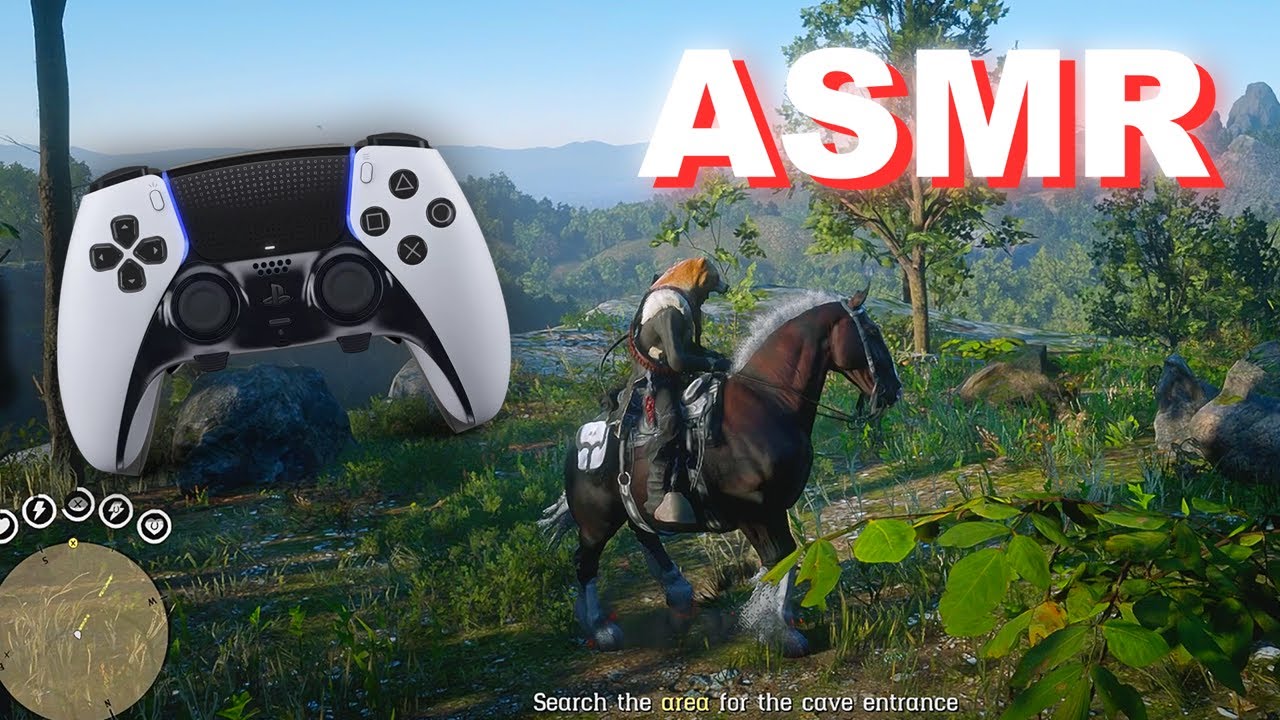 ASMR Gaming Red Dead Online Controller Sounds & Whispering