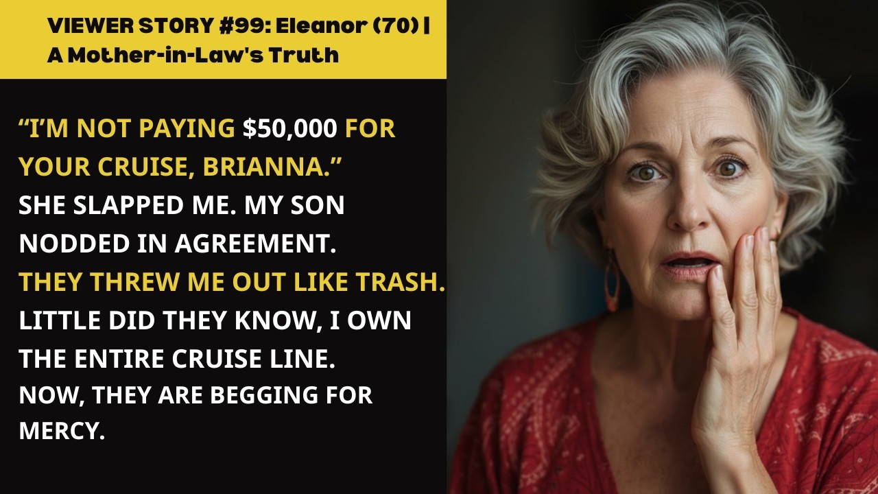 Stories 99 My Toxic Daughter in Law Slapped Me for Refusing a $50,000 Cruise  Now I’m Her Boss!