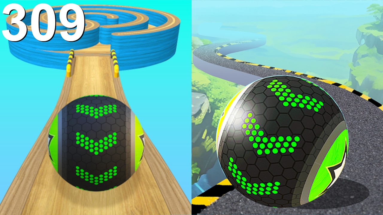 Going Balls Speedrun, Funny Fails Vs Challenge, Portal Run, Race Android, iOS Gameplay 309