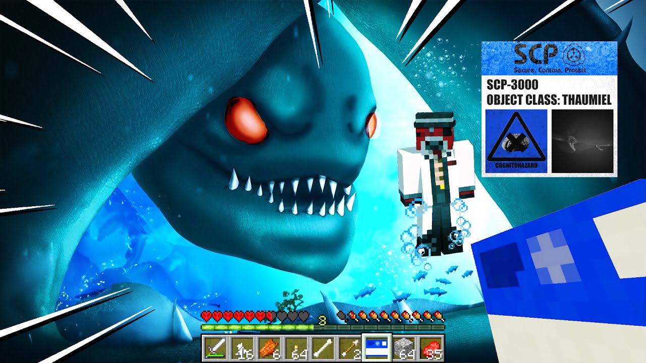 NON SVEGLIARE IL SERPENTE MARINO GIGANTE!! - Minecraft SCP 3000 2025