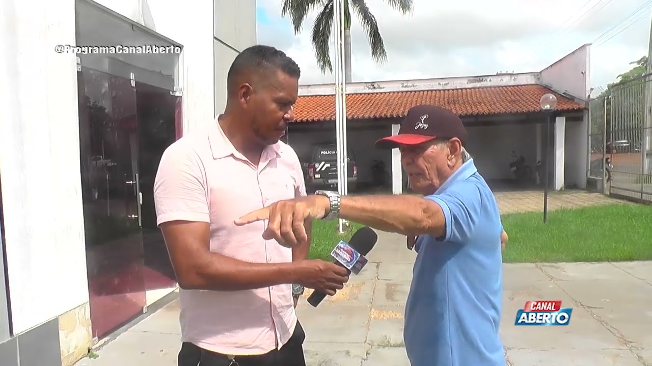 Delegacia de polícia sem ocorrência, mas aparentemente um minador apareceu debaixo do prédio