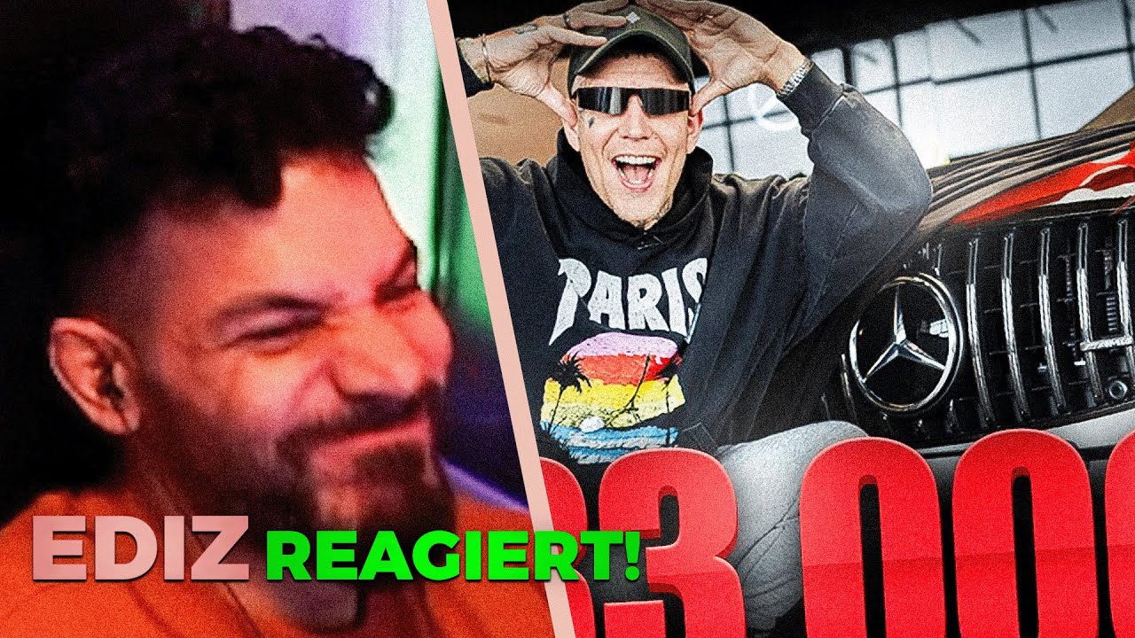 BRUTALES AUTO😱😍! EDIZ Reagiert auf 