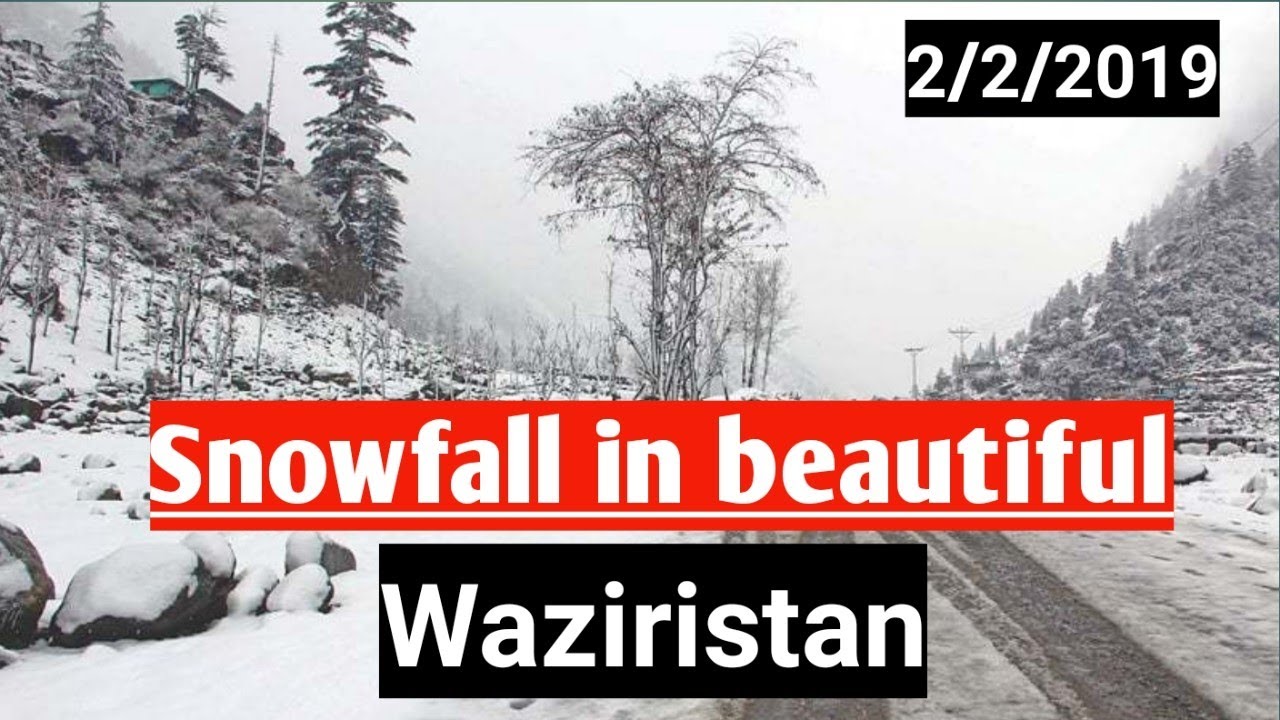 Waziristan during snowfall 2019