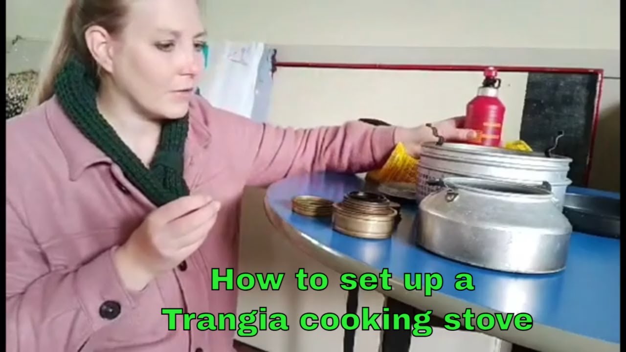 How to put together and use a cooking Trangia