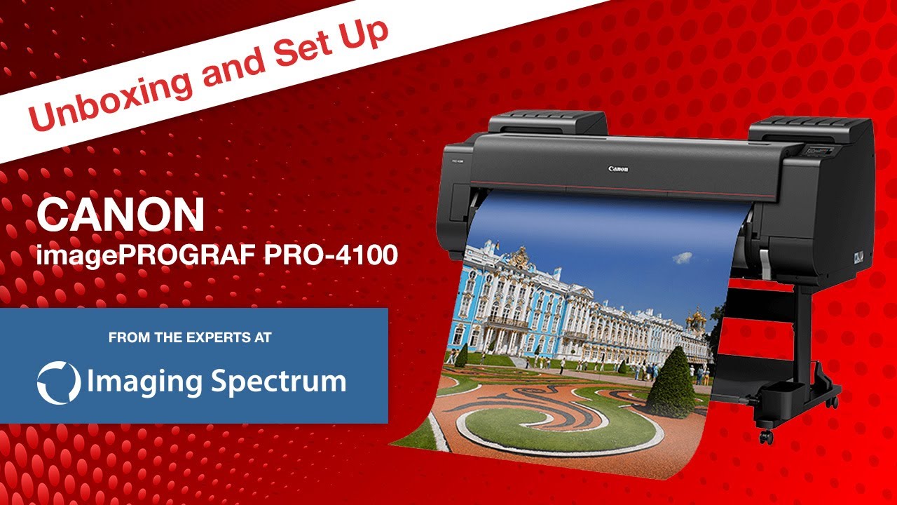 Watch the Unbox and Setup of the Canon imagePROGRAF PRO-4100 44