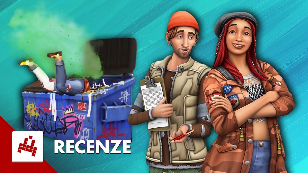 Válení v odpadcích s The Sims 4 Ekobydlení