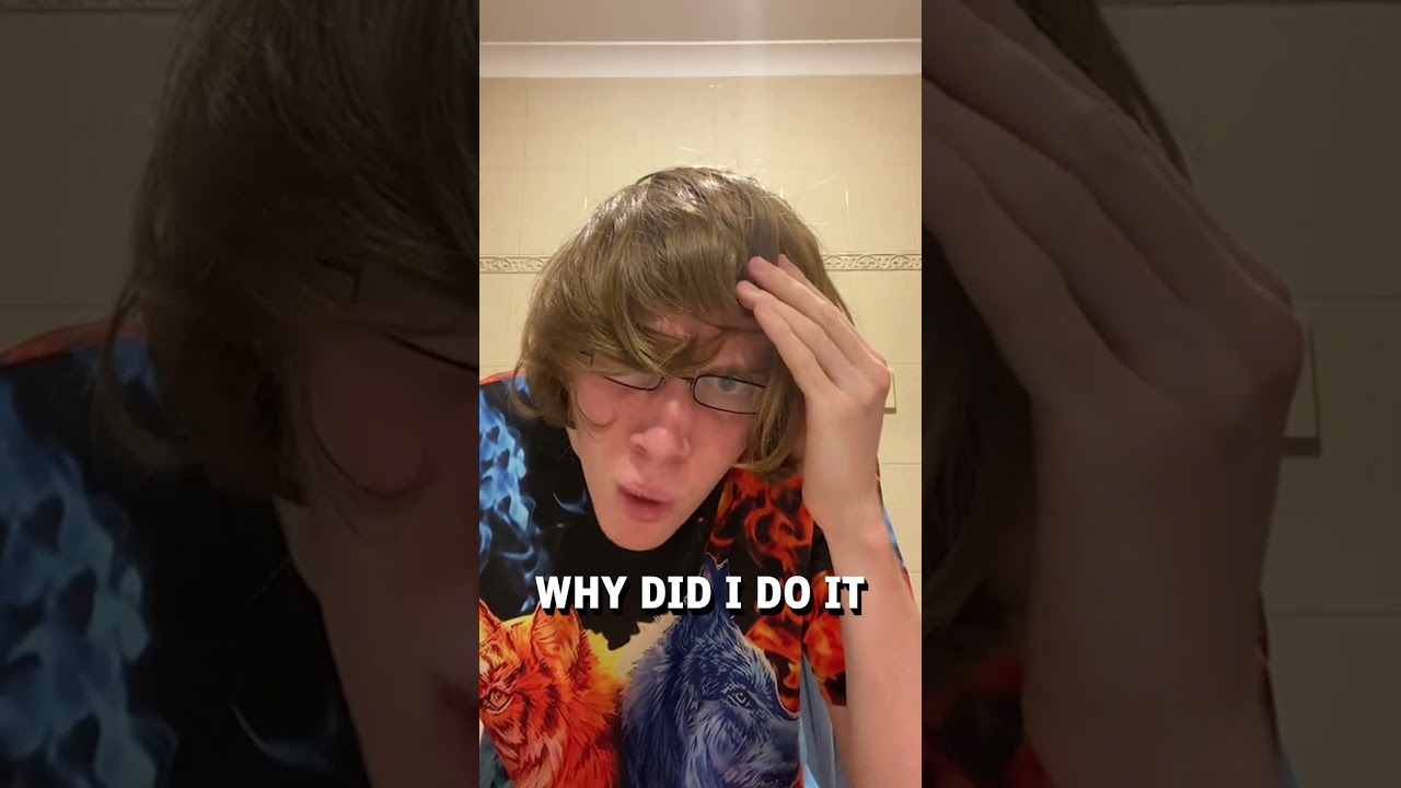 DIY haircut gone wrong...🫣🤣  -  🎥 coolmanvan