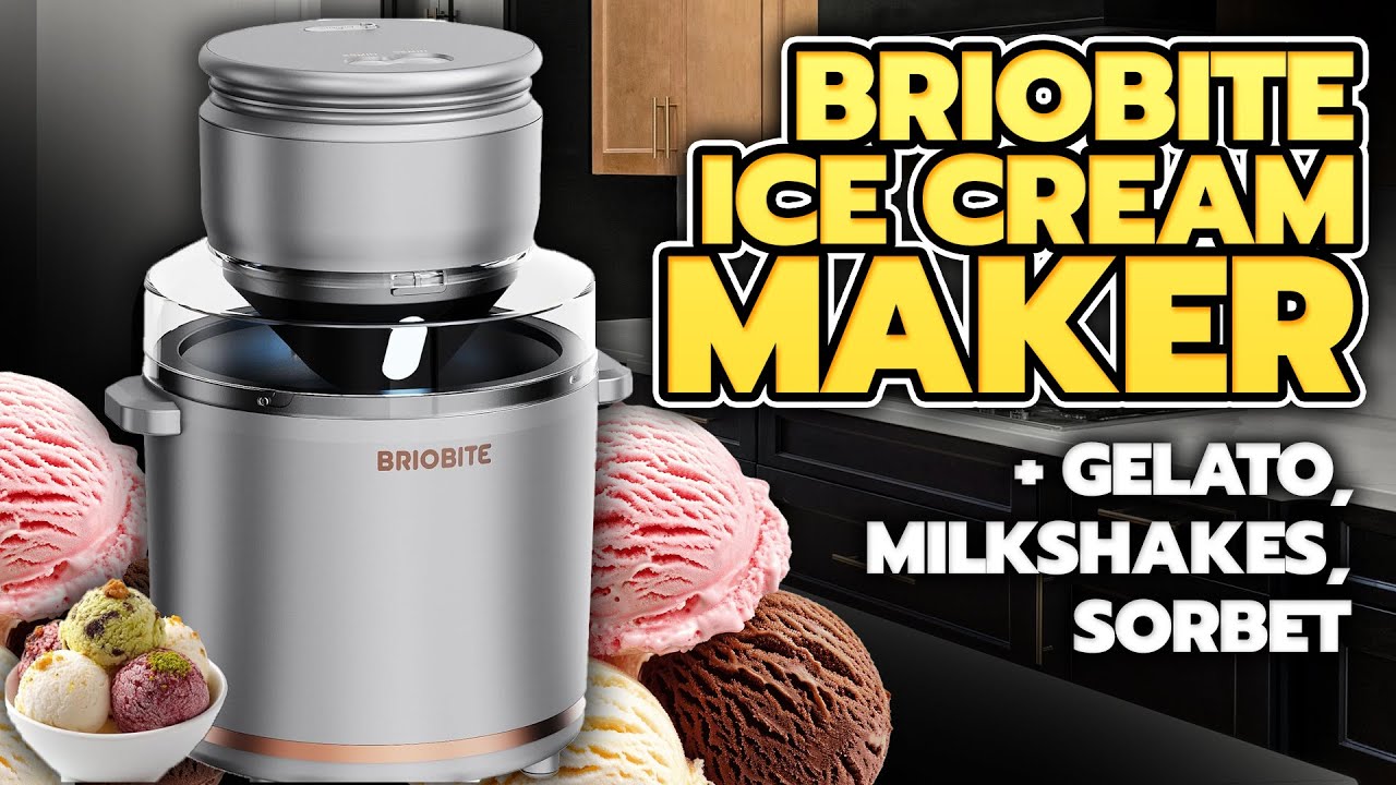 BRIOBITE DOLCE1000 Ice Cream Maker & More