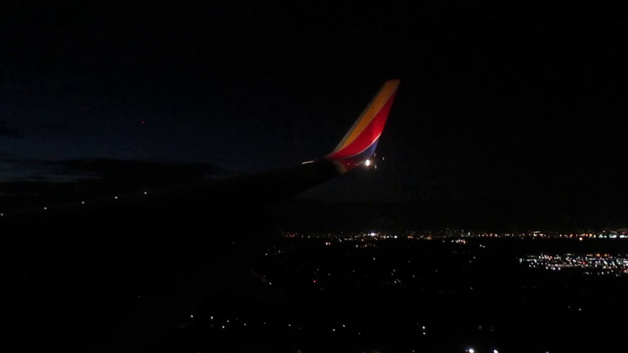 Rough Southwest Night landing in Baltimore