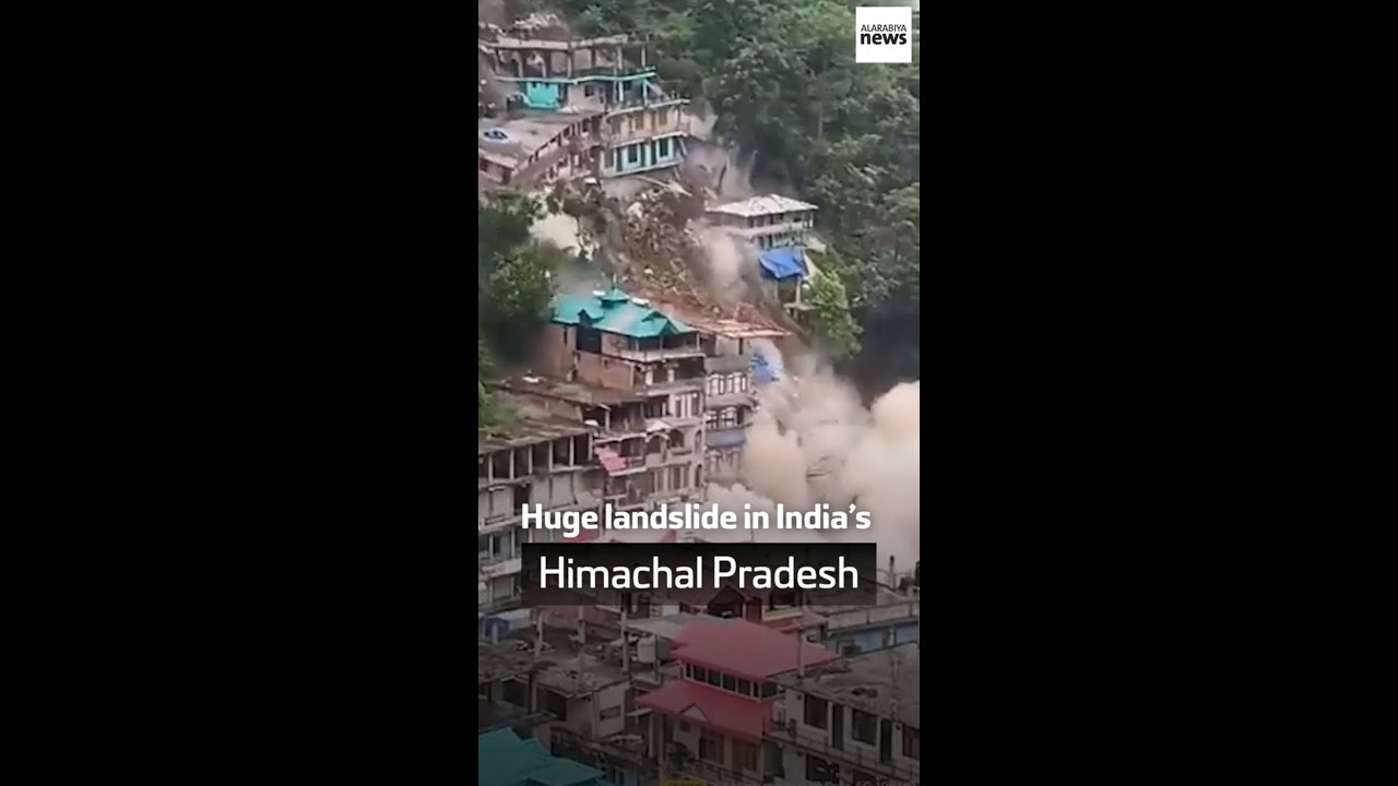 Huge landslide in India&rsquo;s Himachal Pradesh
