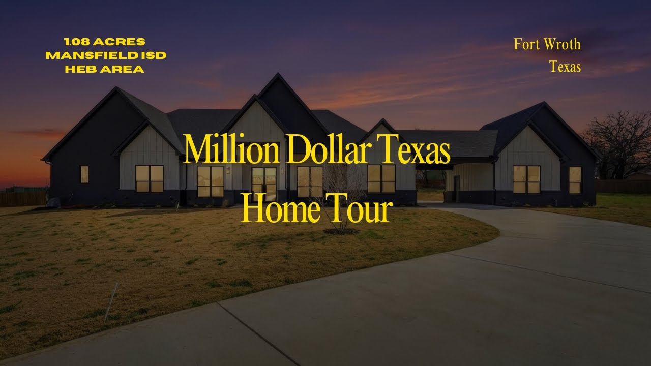 Modern Farmhouse on 1 ACRE in Fort Worth 😳 You Have to See This
