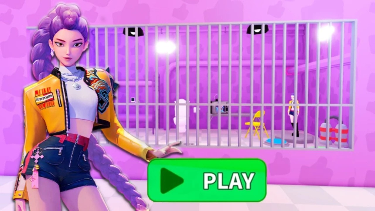 RUMI PRISON RUN! (OBBY) #roblox #kpopdemonhunters