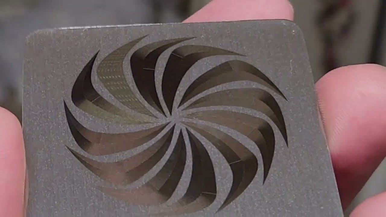 Color on Stainless Steel with the Omni 1 UV Laser!