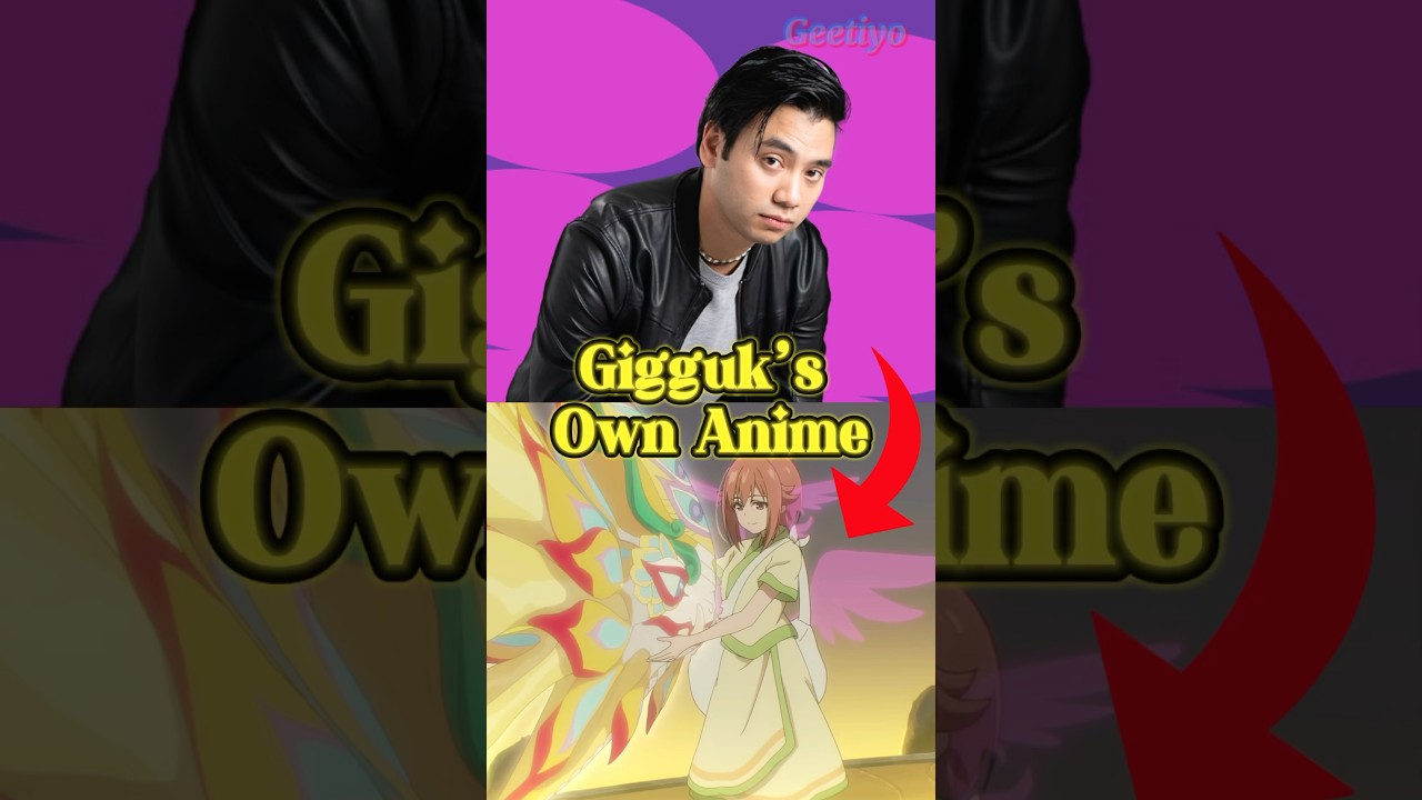 Аниме-ютубер создаёт своё собственное АНИМЕ! #аниме #gigguk #geetiyo