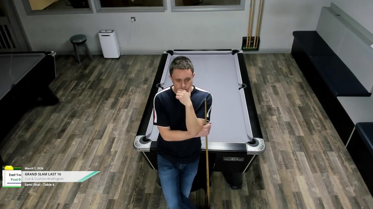 TJ v Nick - Grand Slam last 16 - 6.30pm startt