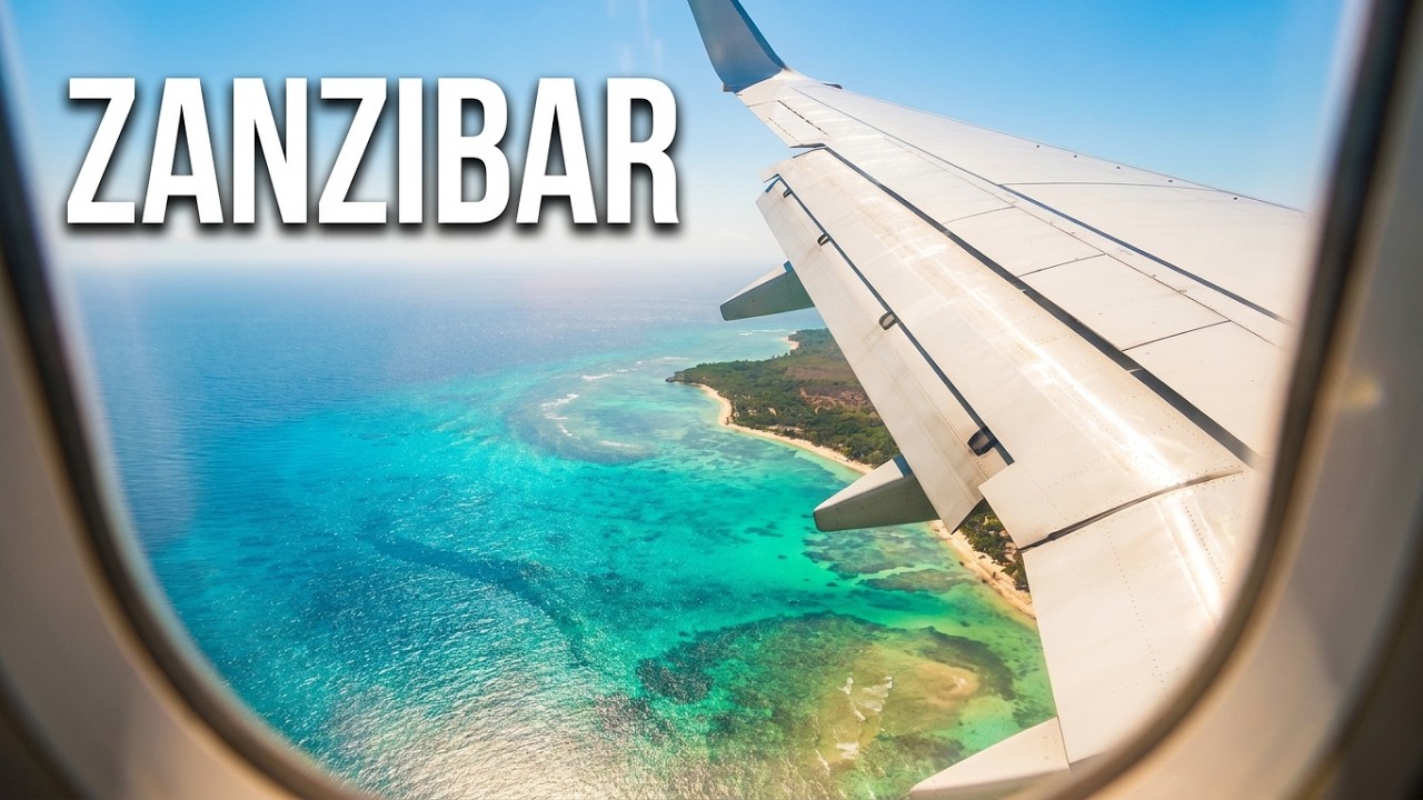 Посадка в Занзибаре /  Landing in Zanzibar /Boeing 737-800 flydubai