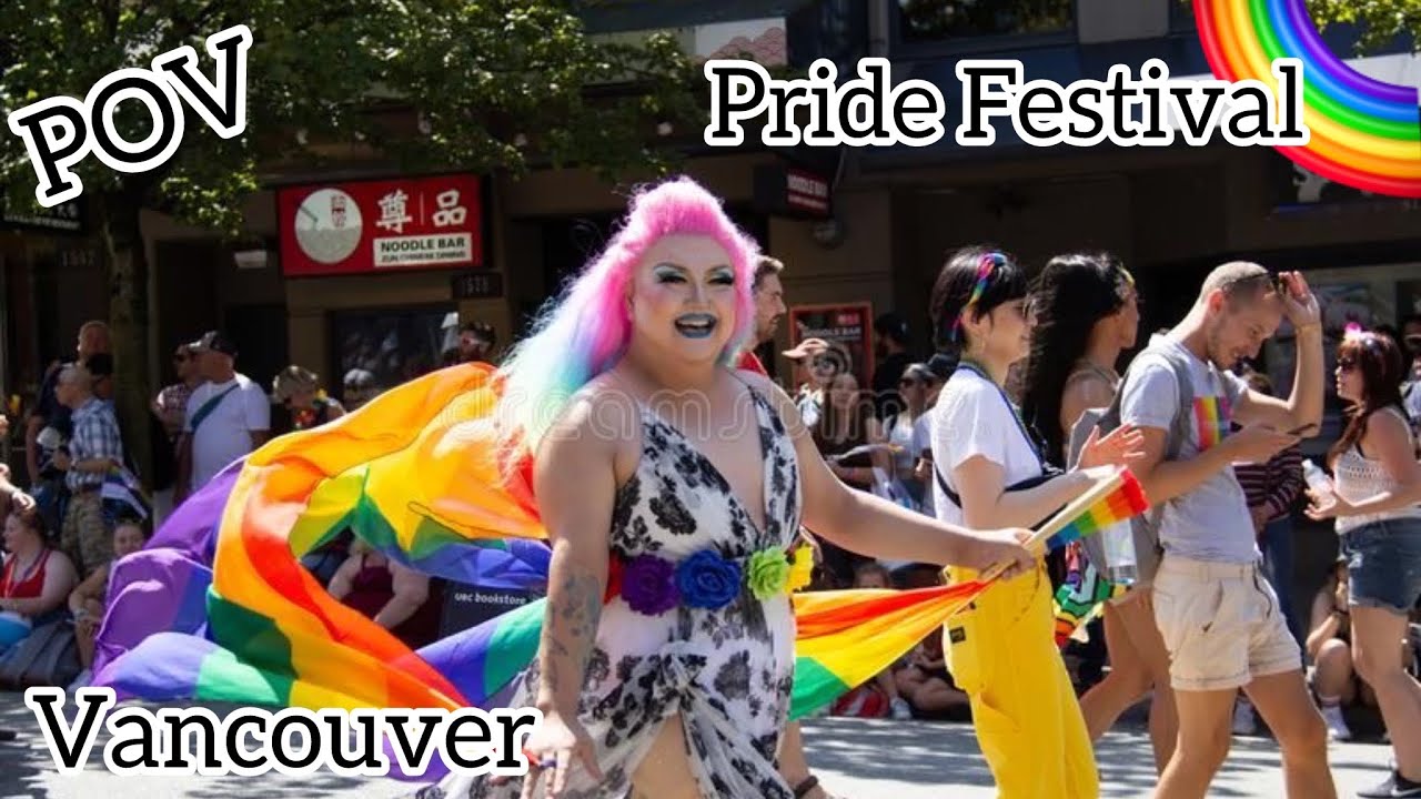 POV walk on Davie Street🏳️&zwj;🌈| Vancouver Pride Festival 2025🌈
