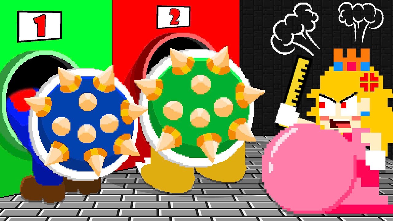 What if Peach CHOOSE Mario's BUTT? | King Bowser