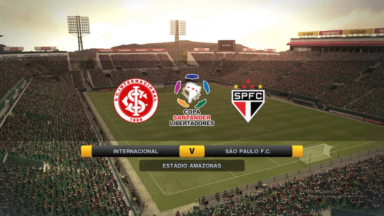 PES 2011 - SÃO PAULO VS INTERNACIONAL - LIBERTADORES #pes