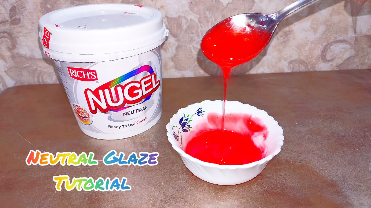 Neutral Glaze/Gel Tutorial | How to use gel for Cake decoration | Neutral Glaze Tips