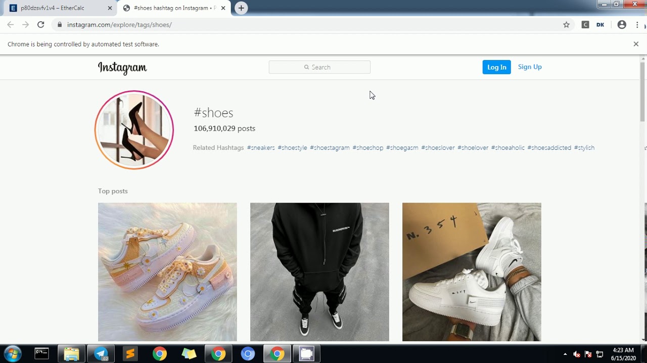 Instagram Find Related Hashtags Bot