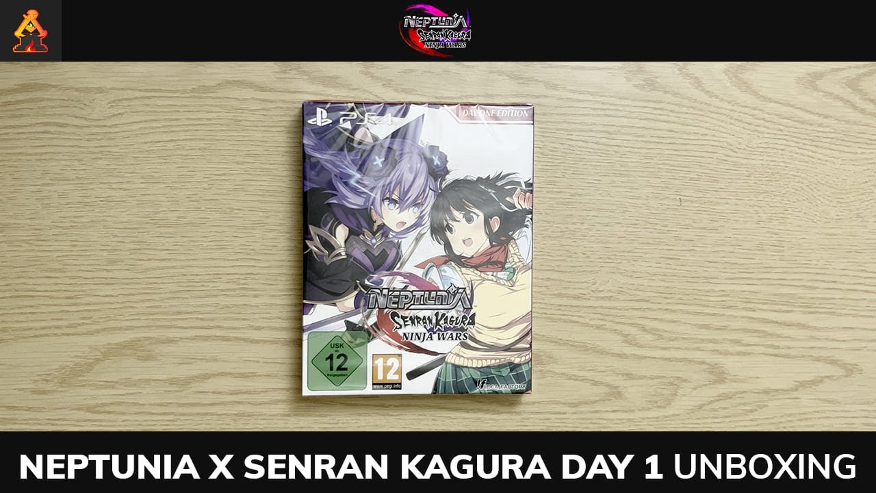 Neptunia x Senran Kagura Ninja Wars Day One Edition Unboxing (PS4 EU) [Sealed]