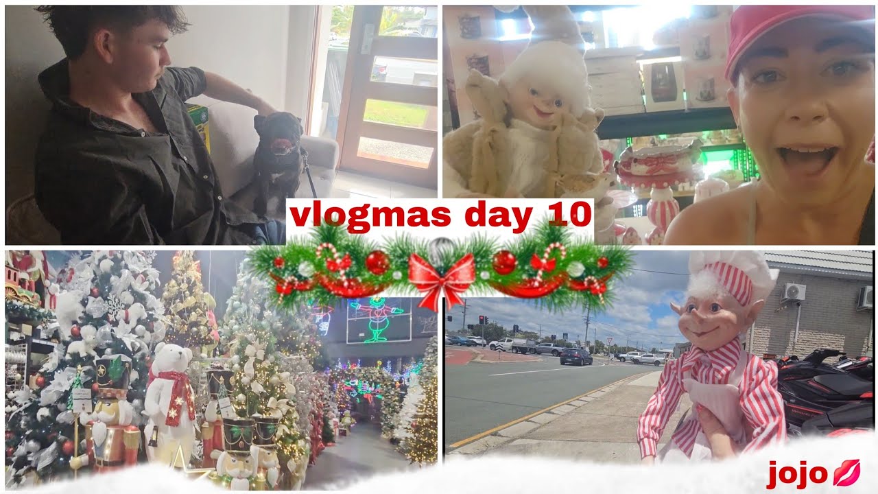 Пойдём в рождественский магазин 🤗🎅 Проделки потерянной собаки и новый эльф ✨️ Влогмас, день 10 ✨️...