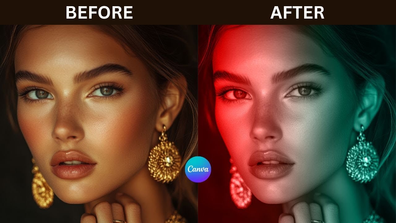 How to Make Stunning Dual Lighting Effects in Canva (Beginner Friendly!)