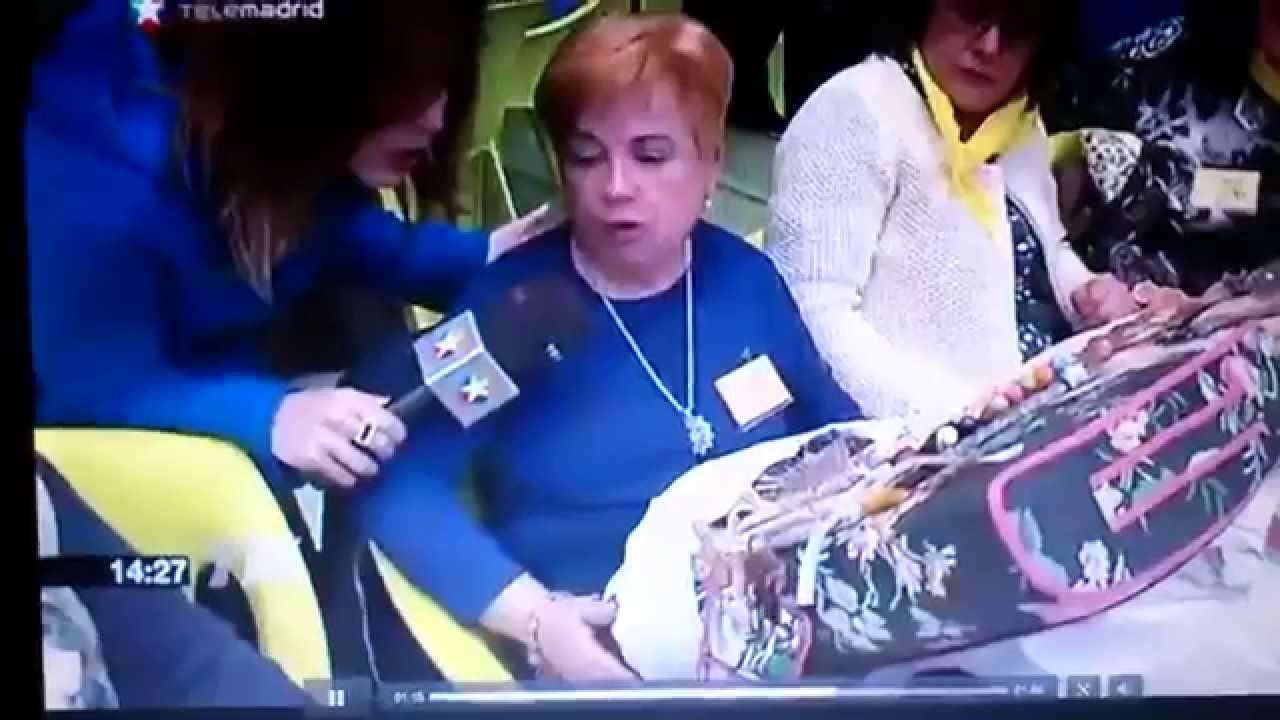 Mi hija Sandra,encajera  m&aacute;s joven en Espa&ntilde;a.