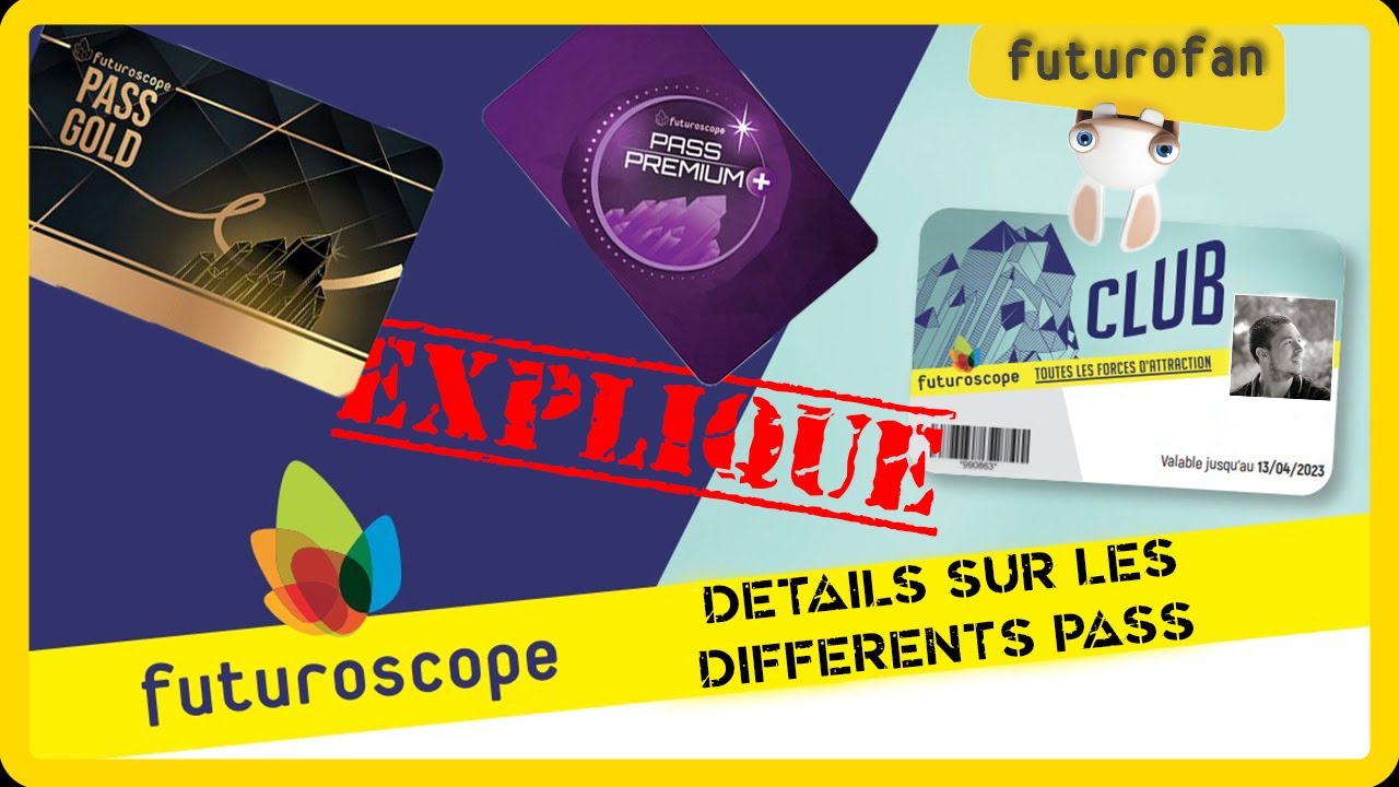 🪪 Les diff&eacute;rents PASS DU FUTUROSCOPE - FUTUROFAN EXPLIQUE