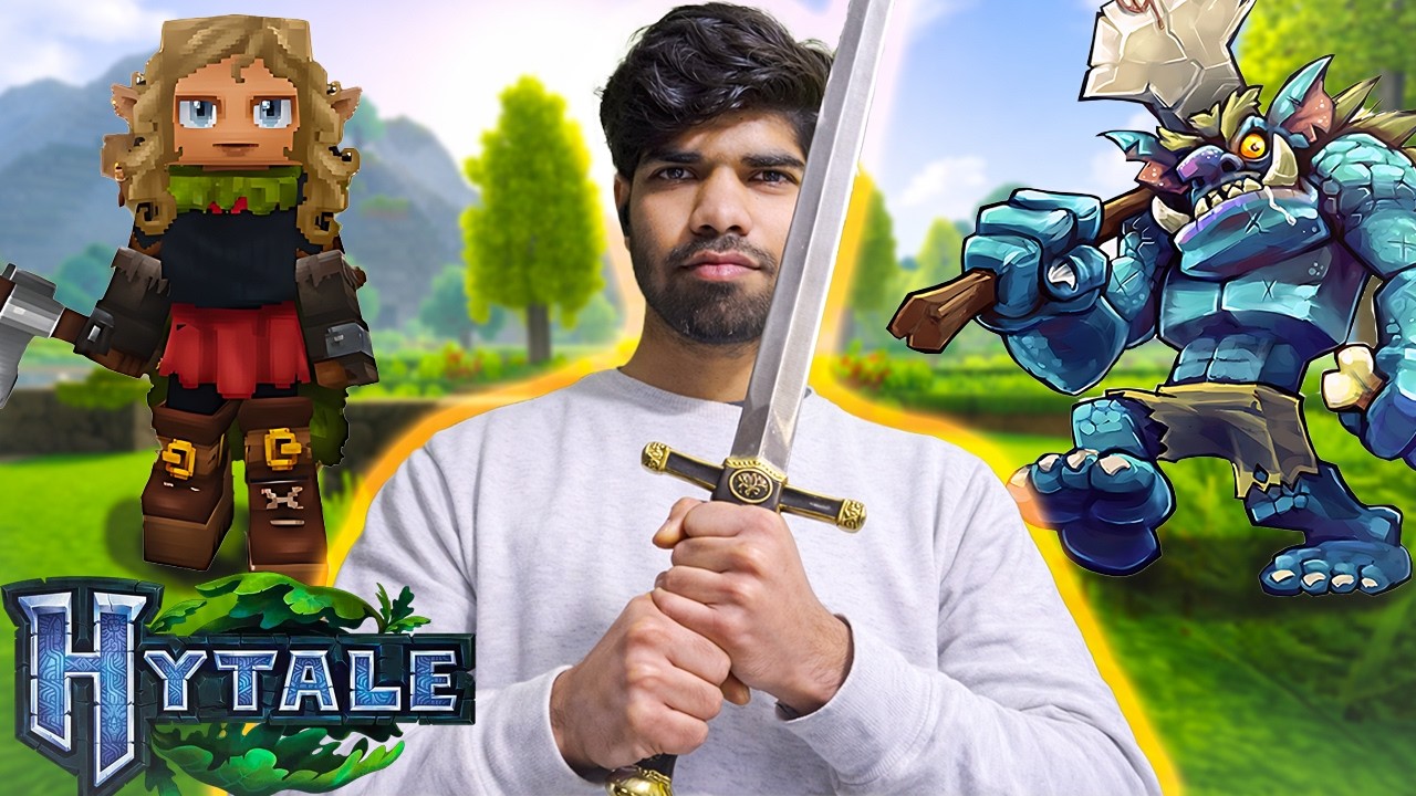 Hytale is Better Than Minecraft?? 😱 | Hindi Gameplay Part 1