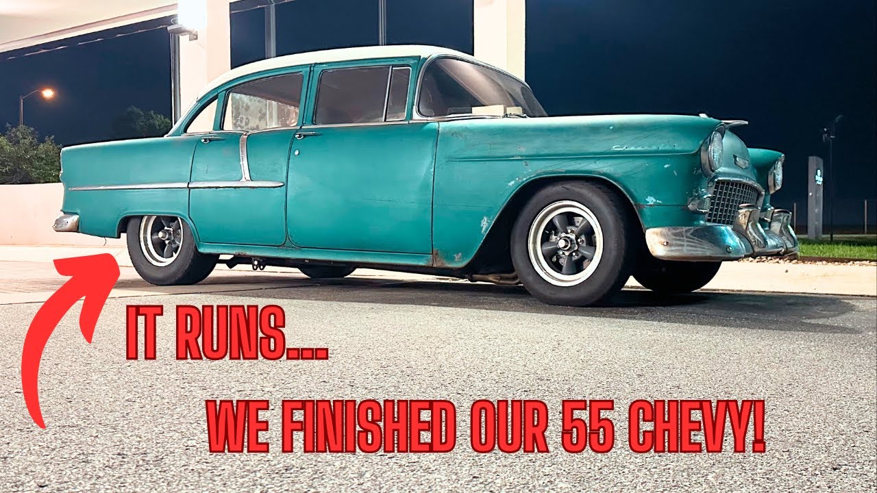 The 55 chevy family cruiser is DONE!