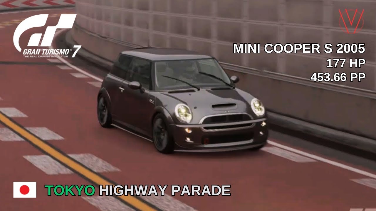GRAN TURISMO 7 -  TOKYO HIGHWAY PARADE EN MINI COOPER S 2005
