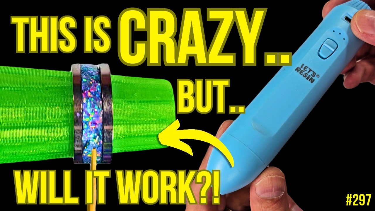 297. Can I TURN A RESIN MIXER....Into A RING TURNER?!