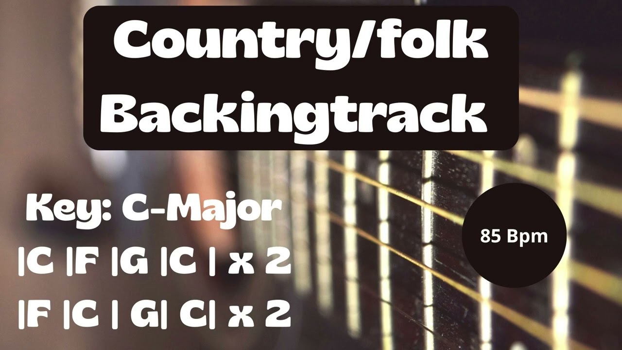 C Major Folk Country Backing Track – Jam, Improvise & Create! | Backtrack Groove