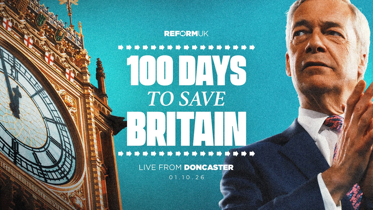 LIVE: Reform UK kicks off the 100 Days To Save Britain Tour in Doncaster