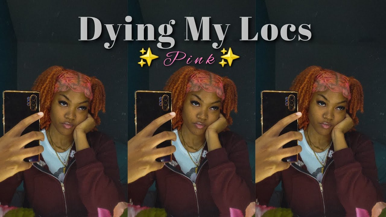 BLEACHING AND DYING MY LOCS PINK