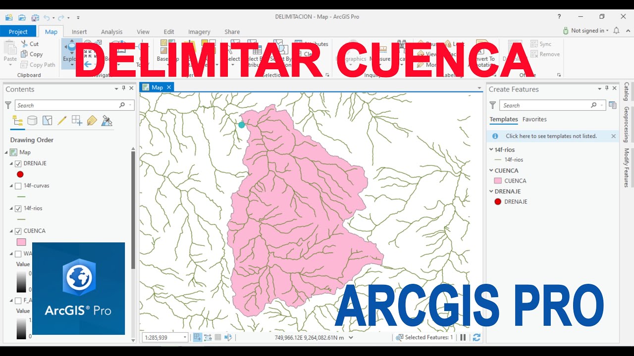 COMO DELIMITAR UNA CUENCA HIDROGRÁFICA EN ARCGIS PRO